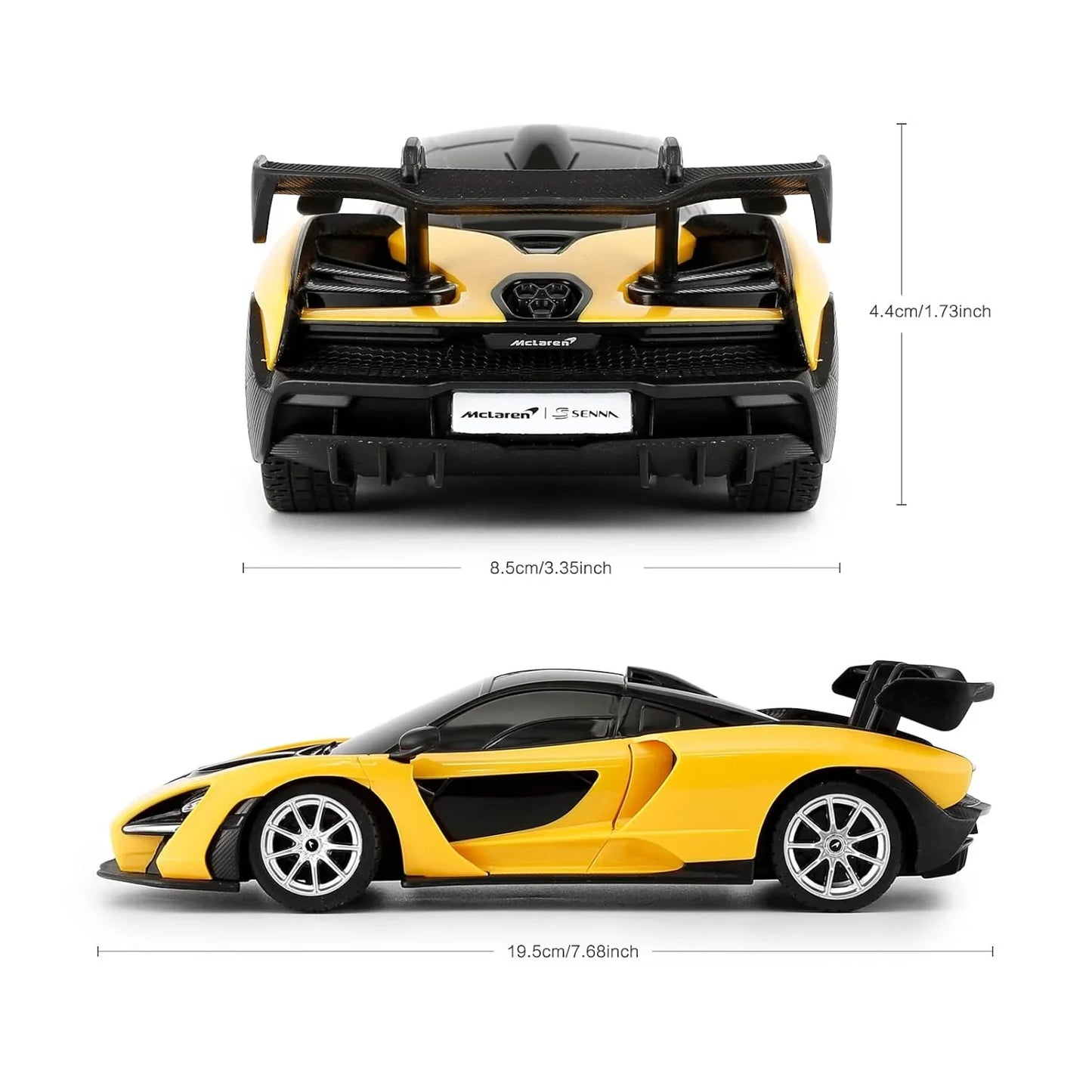 RASTAR 1:14 Scale McLaren Senna Remote Control Car – High-Performance McLaren RC Race Car with Functional Butterfly Doors, LED Lights & 2.4GHz Control
