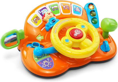 VTech Turn & Learn Driver Interactive Steering Wheel Toy- 2 Color Options