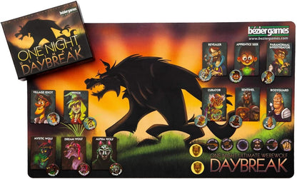 Bezier Games One Night Ultimate DAYBREAK Board Game! Multi-Color- 3 to 7 Players, Age 8+