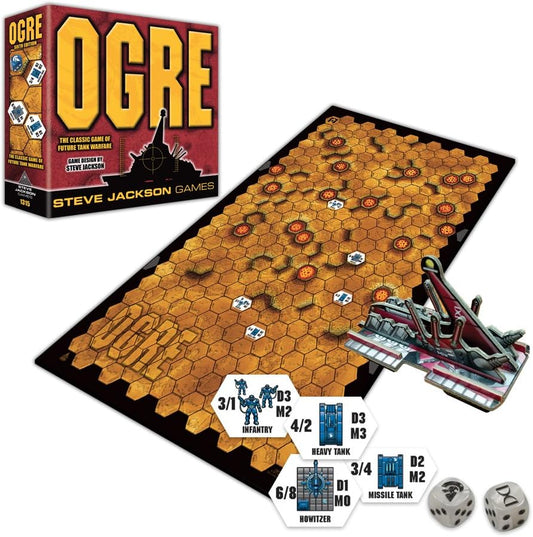 Ogre – The Classic Game of Future Tank Warfare | Steve Jackson Games | Tactical Strategy & Science-Fiction Wargame