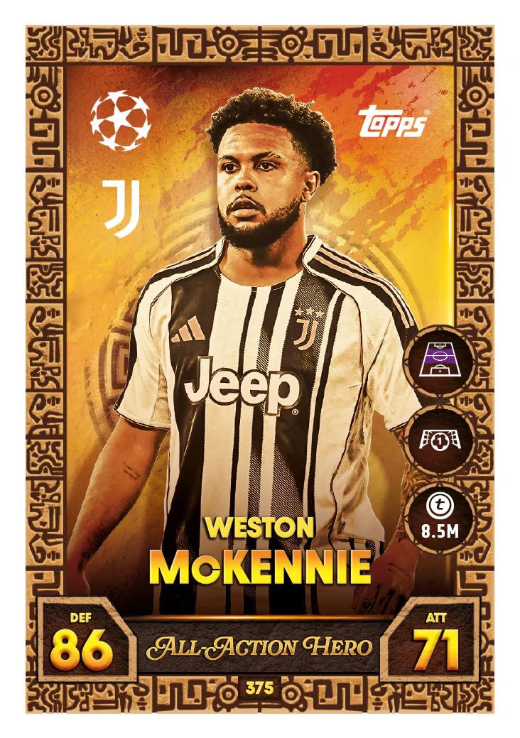 Topps UCC Match Attax 2025/26 Trading & Collectible Card Game (Booster Tin 2 - Global GOALSCORERS)