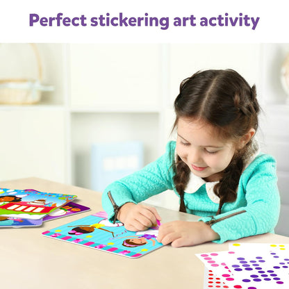 Skillmatics Art Activity - Dot It Dress Up, No Mess Sticker Art for Kids, Craft Kits, DIY Activity, Gifts for Boys & Girls Ages 3, 4, 5, 6, 7, Travel Toys for Toddlers