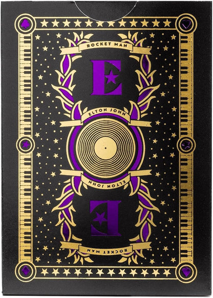 Bicycle Elton John Playing Cards – Collectible Deck with Holographic Foil Tuck Box