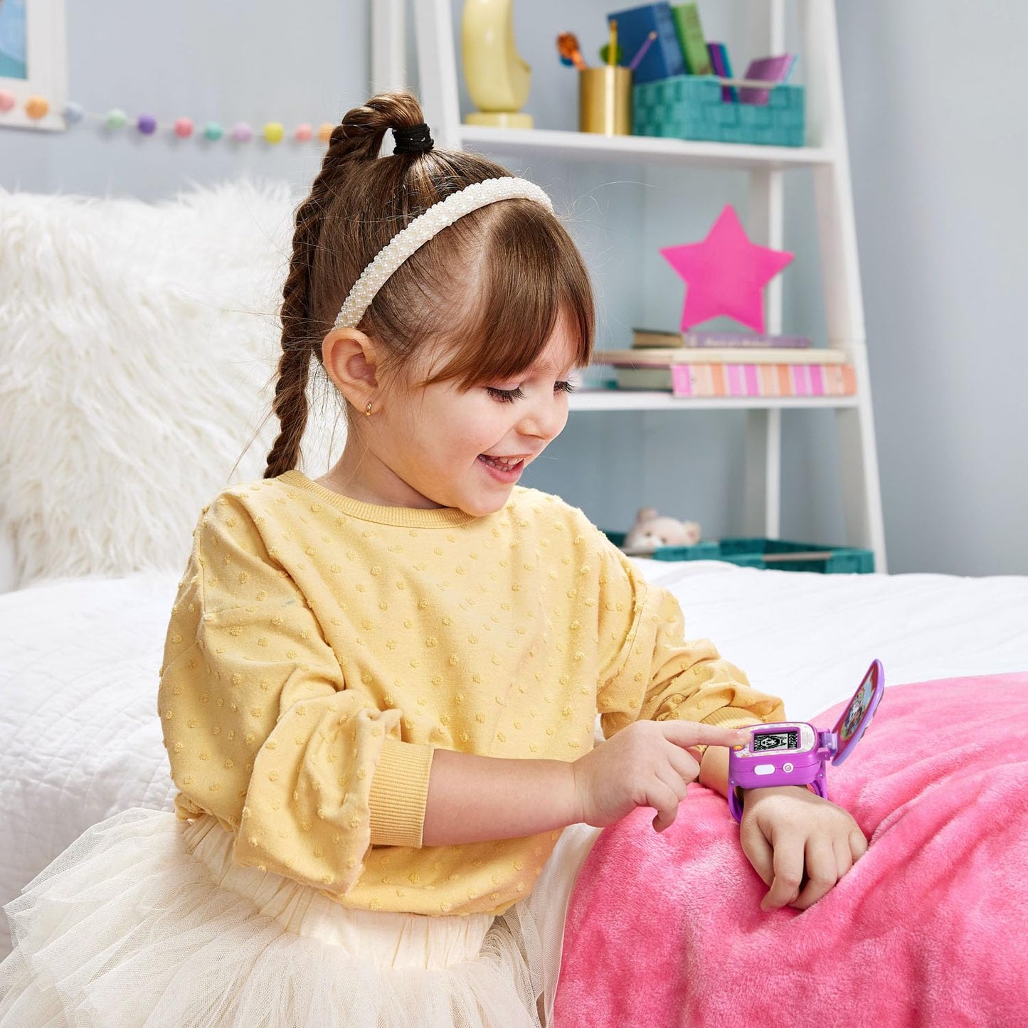 VTech Gabby's Dollhouse Time to Get Tiny Learning Watch | Interactive Kids Digital Watch with Games, Alarm & Clock | Ages 3+
