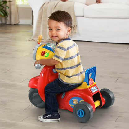 VTech 2-in-1 Map & Go Scooter | Interactive Ride-On Trike & Scooter with Lights, Sounds & Learning Activities | Ages 12–36 Months