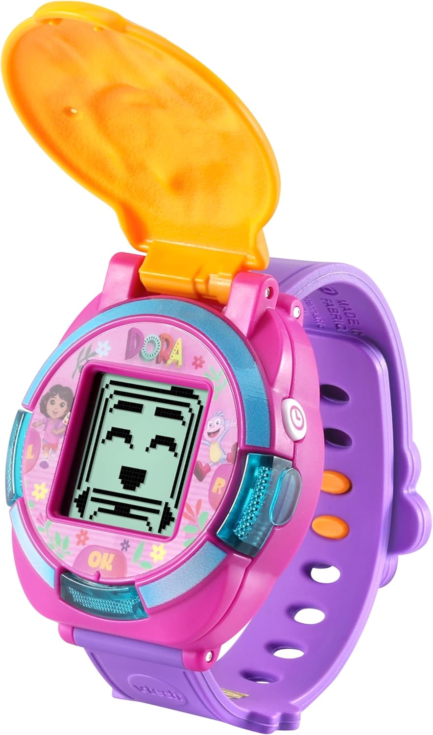 VTech Dora Time for Learning Adventure Watch | Interactive Educational Digital Watch with Games, English & Spanish Learning, Alarm, Timer & Stopwatch | Ages 3+