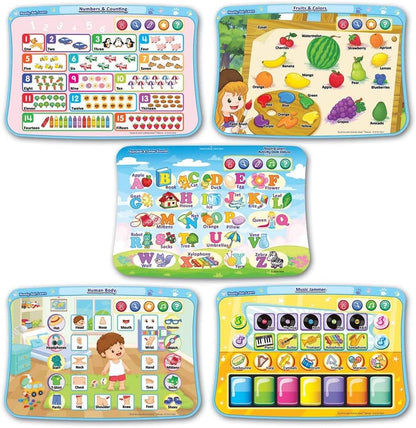 VTech Touch & Learn Activity Desk Deluxe Interactive Educational Learning Table with Stool | Preschool Learning Center for Toddlers