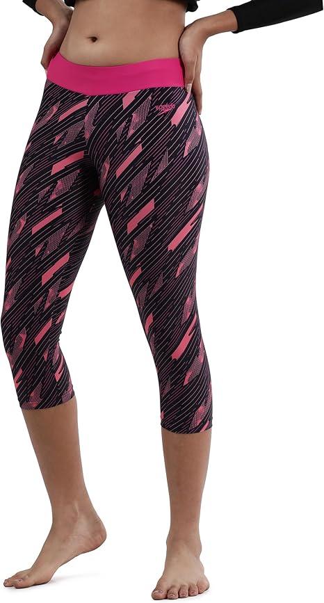 Speedo Hyperboom Allover Active Capri for Girls – Casual Printed, Comfortable & Stylish - Jaiman Toys