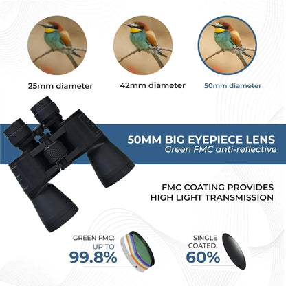 Pie Matrix Hawk 10x50 Binoculars – Power, Precision & Grip for Outdoor Pros - Jaiman Toys