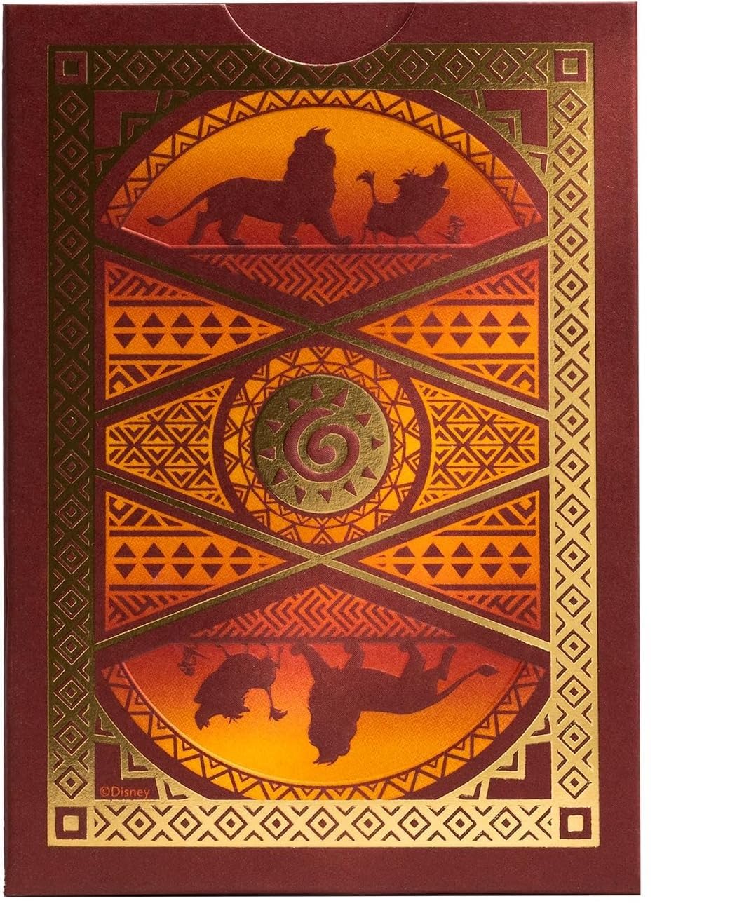Bicycle Disney The Lion King Playing Cards – Gold Foil Collectible Poker Deck with Air-Cushion Finish