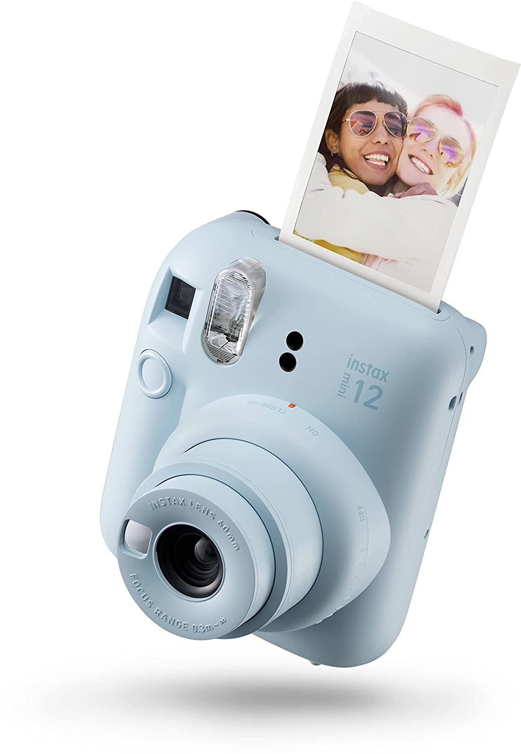 Fujifilm Instax Mini 12 Instant Camera + 20 Shots Films + Carrying Case (Pastel Blue, Mini 12)