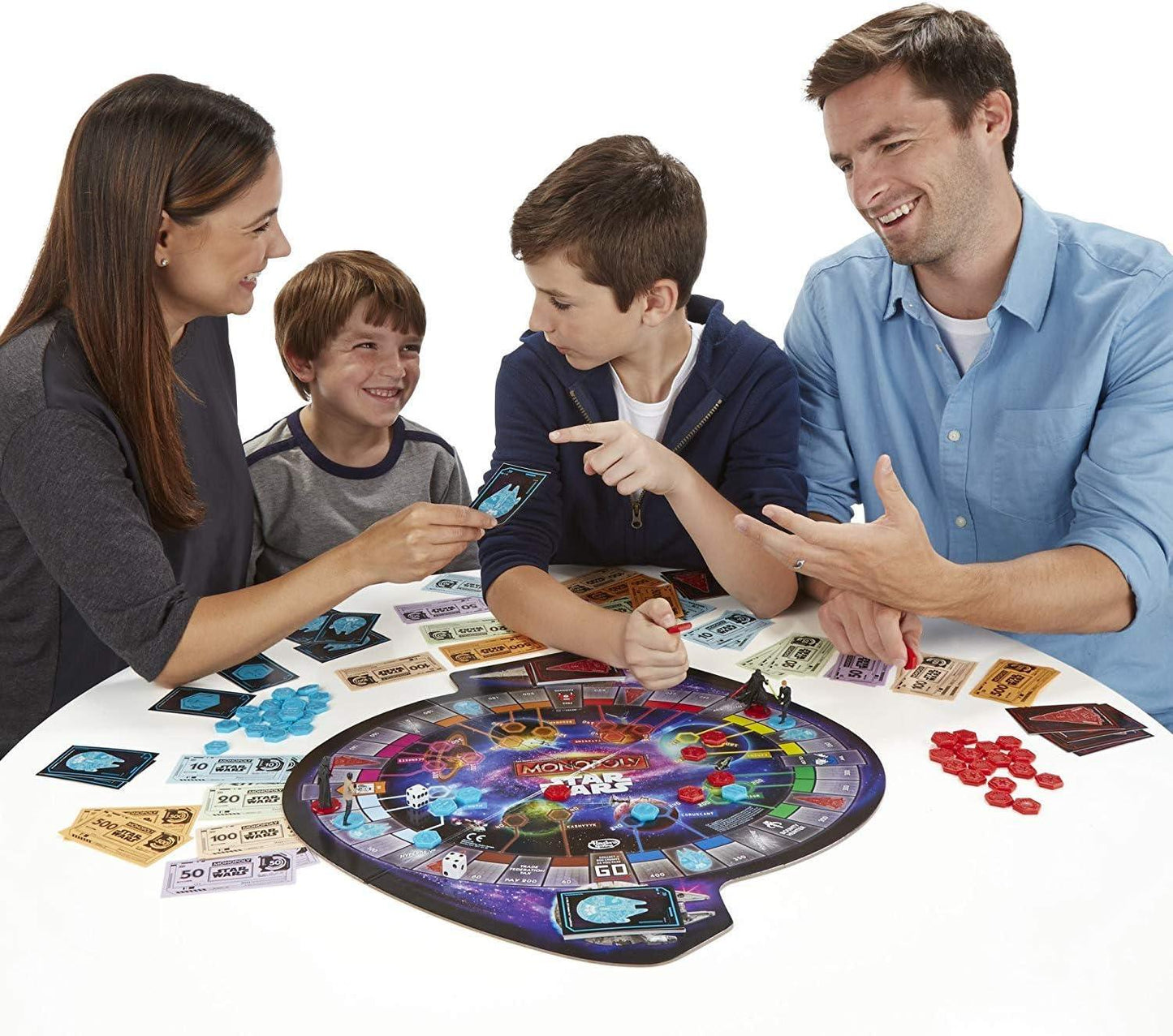 Monopoly Star Wars Edition – Hasbro Gaming | Galactic Property Trading Board Game | Episode VII & Legacy Tokens