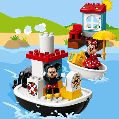 LEGO 10881 Duplo Disney Mickey’s Boat (28 Pcs) – Building Blocks Set for Kids 2–5 Years, Multicolor