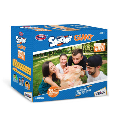 Skoodle Quest Stackrr Giant tumbling tower game box