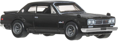 Hot Wheels Premium Fast & Furious Brian O'Conner 5-Car Collector Set | 1:64 Scale Die-Cast Vehicles | Ford F-150 SVT Lightning, Nissan Skyline GT-R, Ford Escort RS1600 & Toyota Supra | Mattel