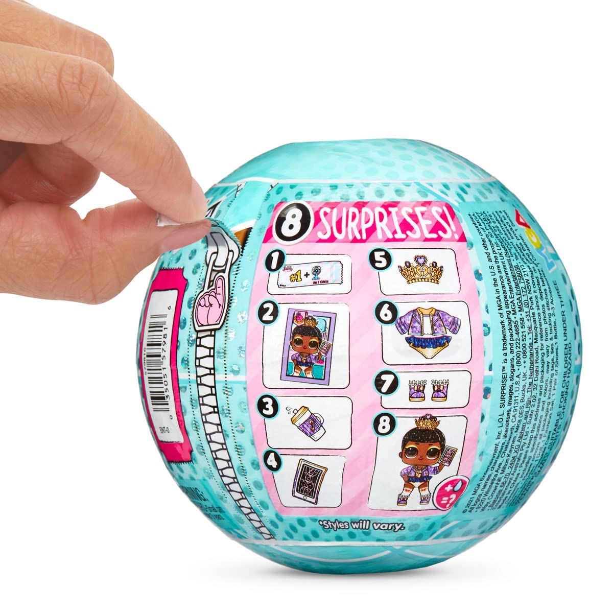 L.O.L. Surprise! All-Star Sports Series 1 Basketball Doll Surprise Ball with Accessories