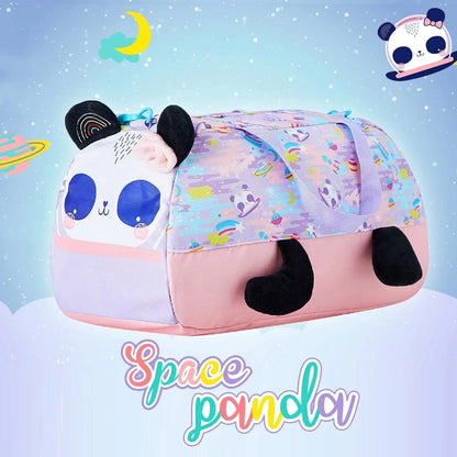 Vest 3D Panda Kids Travel Duffle Bag – Cute Cartoon Overnight & Sports Bag for Kids (46 CM)