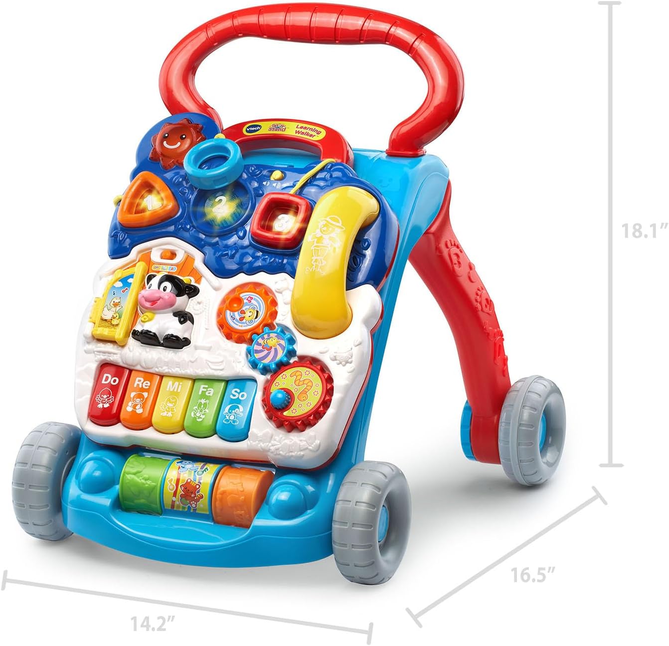 VTech Sit-to-Stand Learning Walker Age 9 Months to 3 Years- 4 Color Options