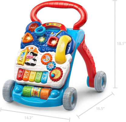 VTech Sit-to-Stand Learning Walker Age 9 Months to 3 Years- 4 Color Options