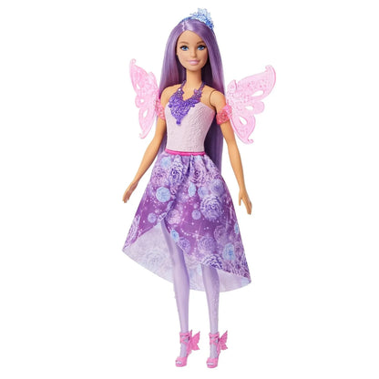 Barbie Doll with Clothes & Accessories | Fantasy Fashion Pack with Mermaid Tail, Fairy Wings, Shoes & Jewelry for 10+ Looks