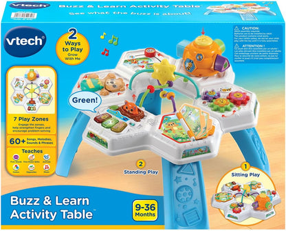 VTech Buzz and Learn Activity Table with Seven Interactive Play Zones
