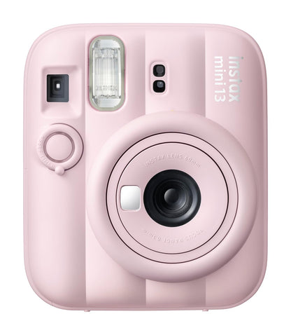 Fujifilm Instax Mini 13 Delight Box – Instant Camera Bundle with Instax Mini Film (10 Sheets), Crystal Carry Case & Photo Bunting – Candy Pink