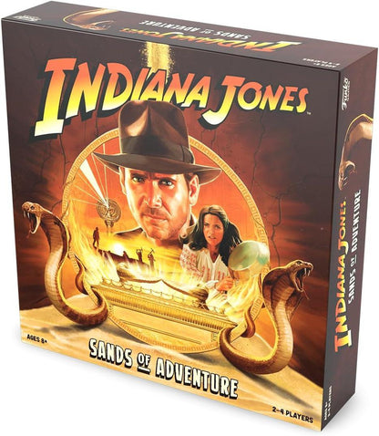 Funko Indiana Jones Sands of Adventure Cooperative Board Game – Family Strategy Game for 2–4 Players Ages 8+