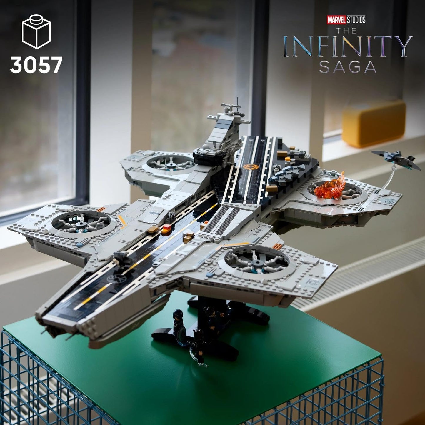 LEGO Marvel S.H.I.E.L.D. Helicarrier - Collectible Building Set for Adults, Ages 18+ - Marvel Bedroom or Home Office Decor - Includes 6 Minifigures - Gift for Men & Women - 76354