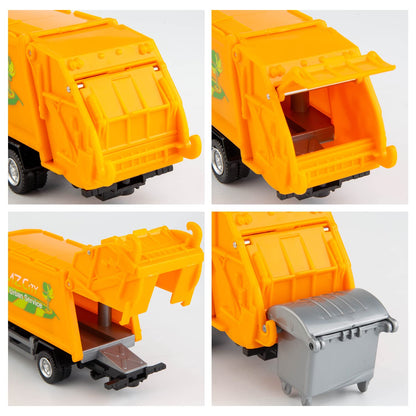 RMZ City 1:64 MAN TGS Urban Service Garbage Truck Die-Cast Model – Orange
