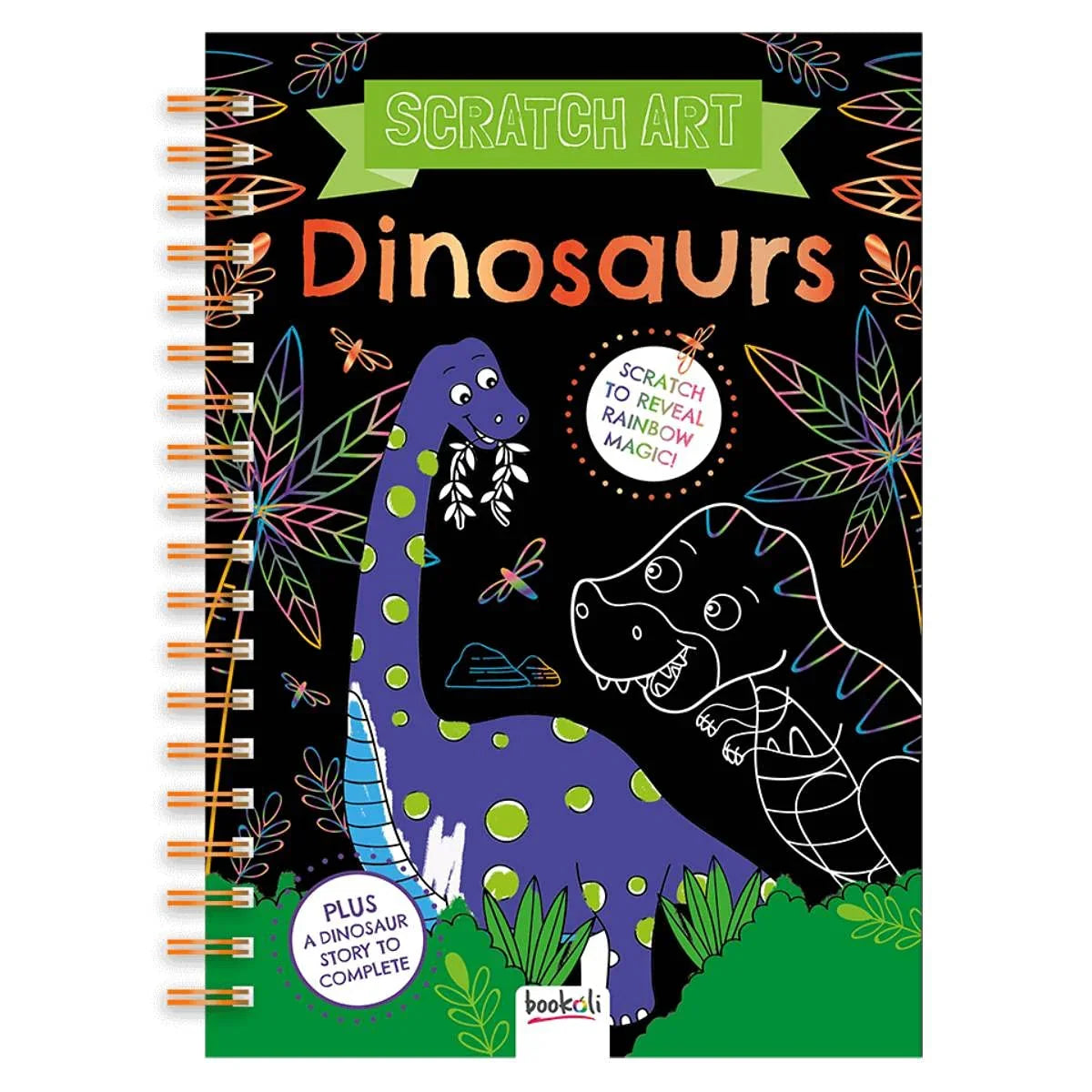 Dinosaurs: Scratch Art by Bookoli - Jaiman Toys