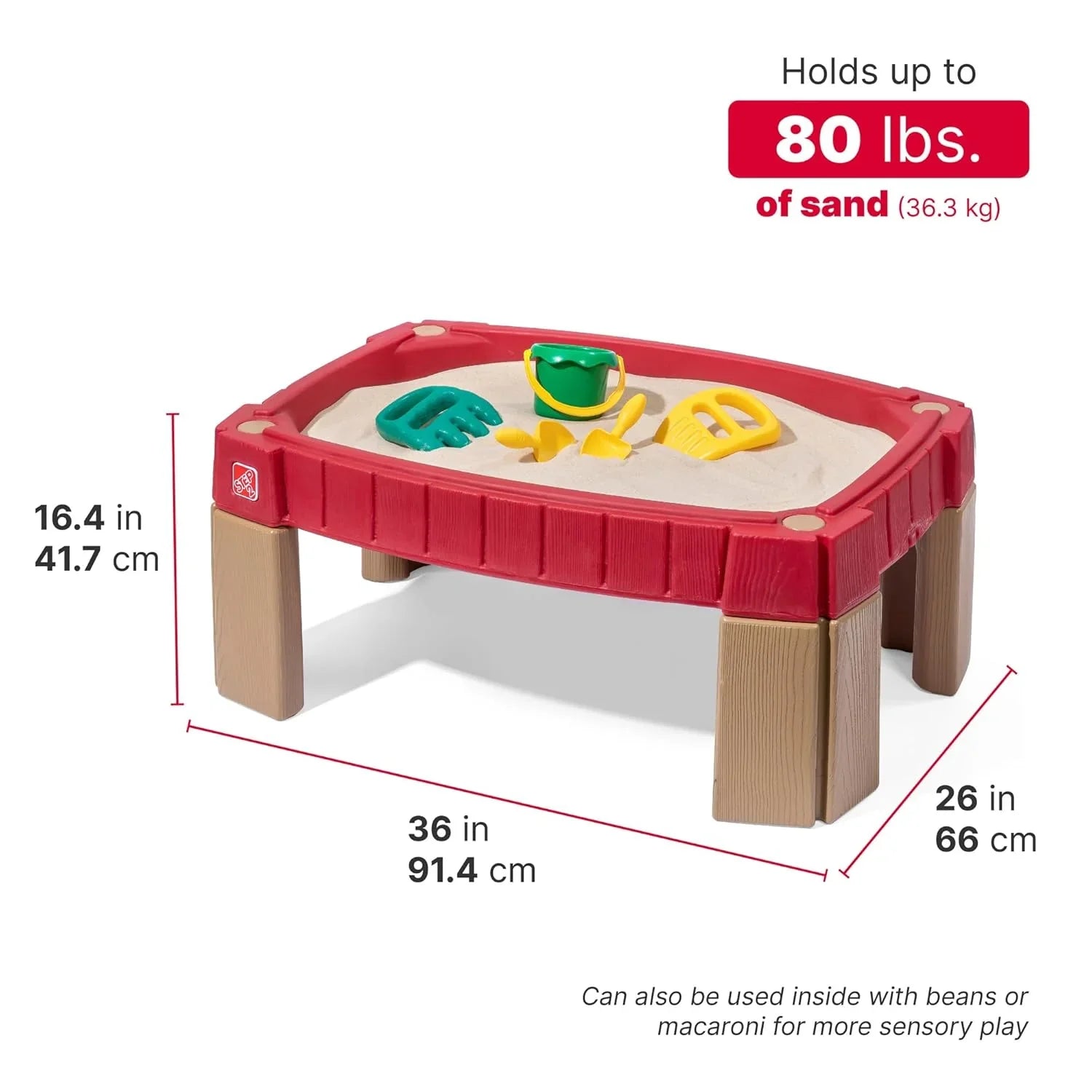 Step2 Naturally Playful Sand Table – Outdoor Sandbox Toy for Kids - Jaiman Toys