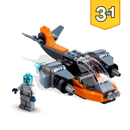 LEGO 31111 Cyber Drone ; Construction Block Gift Present Toy Vehicles Space