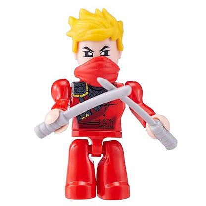 ZURU MAX Build More Mini Figure Set – 15 Collectible Figures, 30+ Accessories, Compatible Building Toy Minifigures for Kids Ages 5+