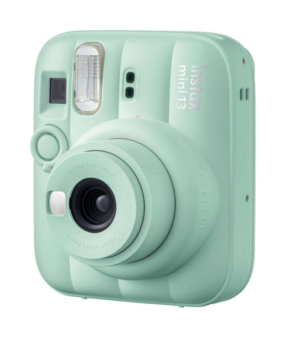 Fujifilm Instax Mini 13 Delight Box – Instant Camera Bundle with Instax Mini Film (10 Sheets), Crystal Carry Case & Photo Bunting – Lagoon Green