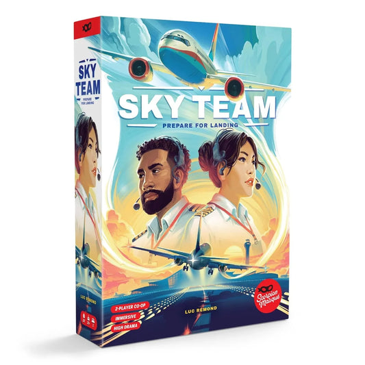 Sky Team Board Game – 2-Player Cooperative Strategy Game - Jaiman Toys