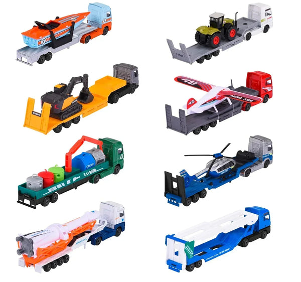 Majorette Transporter Trucks Single Pack – Multicolor Die-Cast Vehicle Set - Jaiman Toys