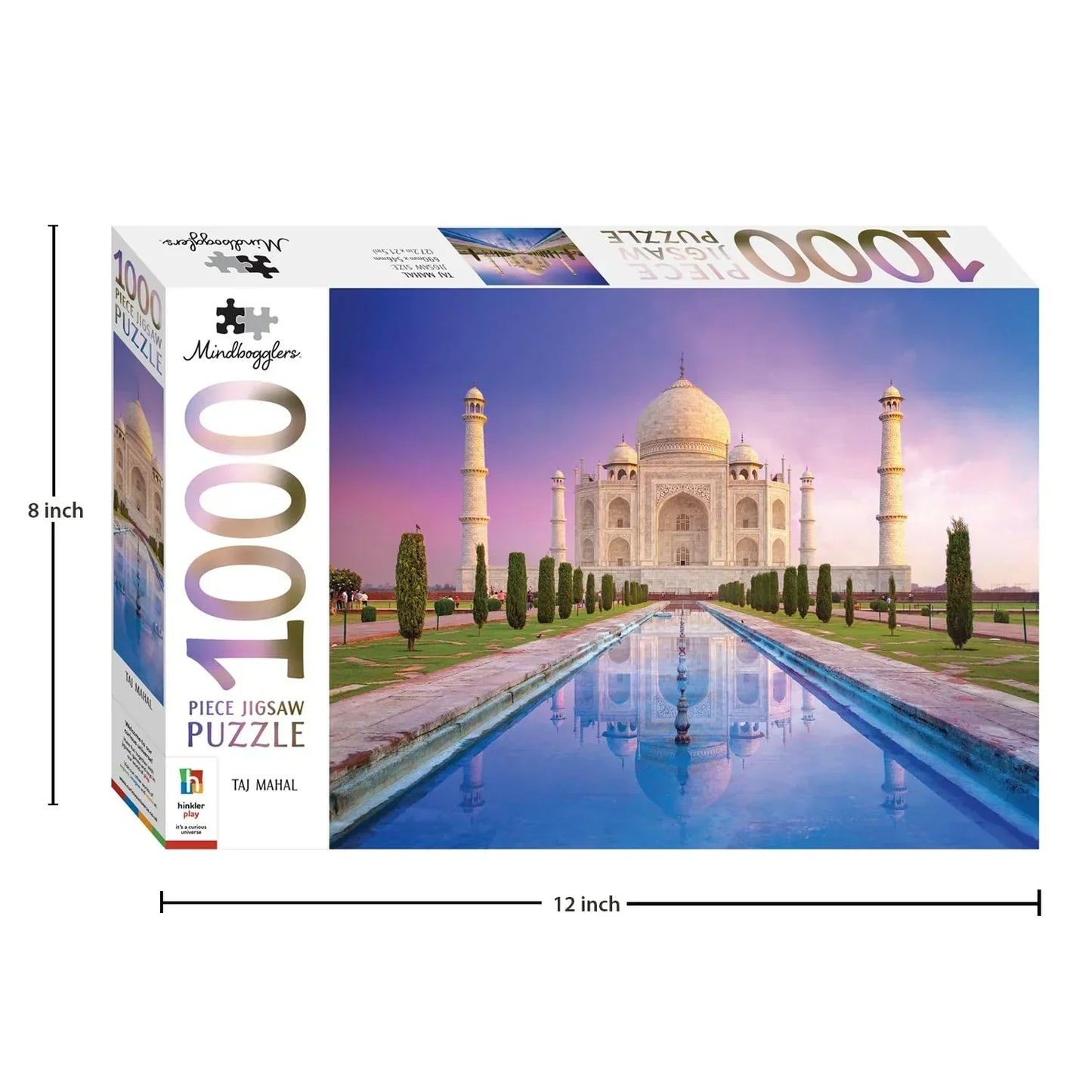 Mindbogglers Taj Mahal 1000-Piece Jigsaw Puzzle | Challenging Puzzle for Kids 8+ & Adults