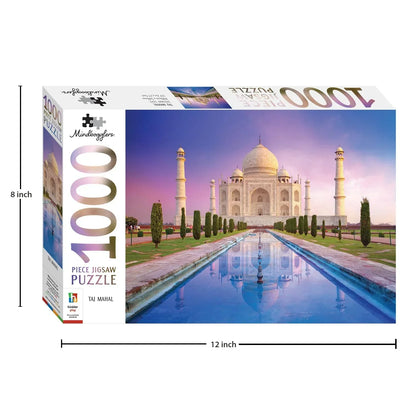 Mindbogglers Taj Mahal 1000-Piece Jigsaw Puzzle | Challenging Puzzle for Kids 8+ & Adults