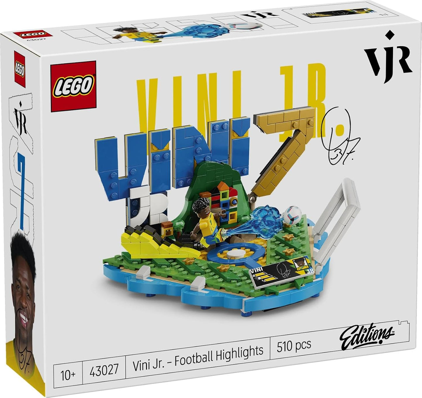 LEGO® Editions Vini Jr. Soccer Highlights 43027 Set, 510 Pieces