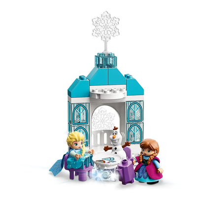 LEGO 10899 Duplo Frozen Ice Castle (59 Pcs) – Educational Building Blocks Set for Kids, Multicolor