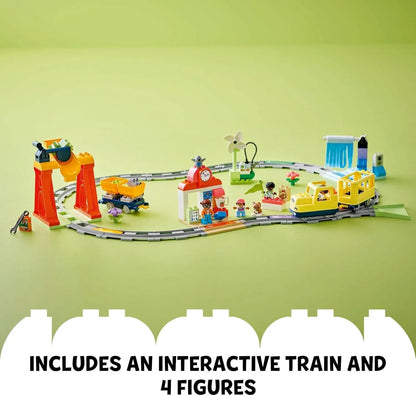 LEGO 10428 DUPLO Town Big Interactive Community Train Set – Toddler Toy 3+