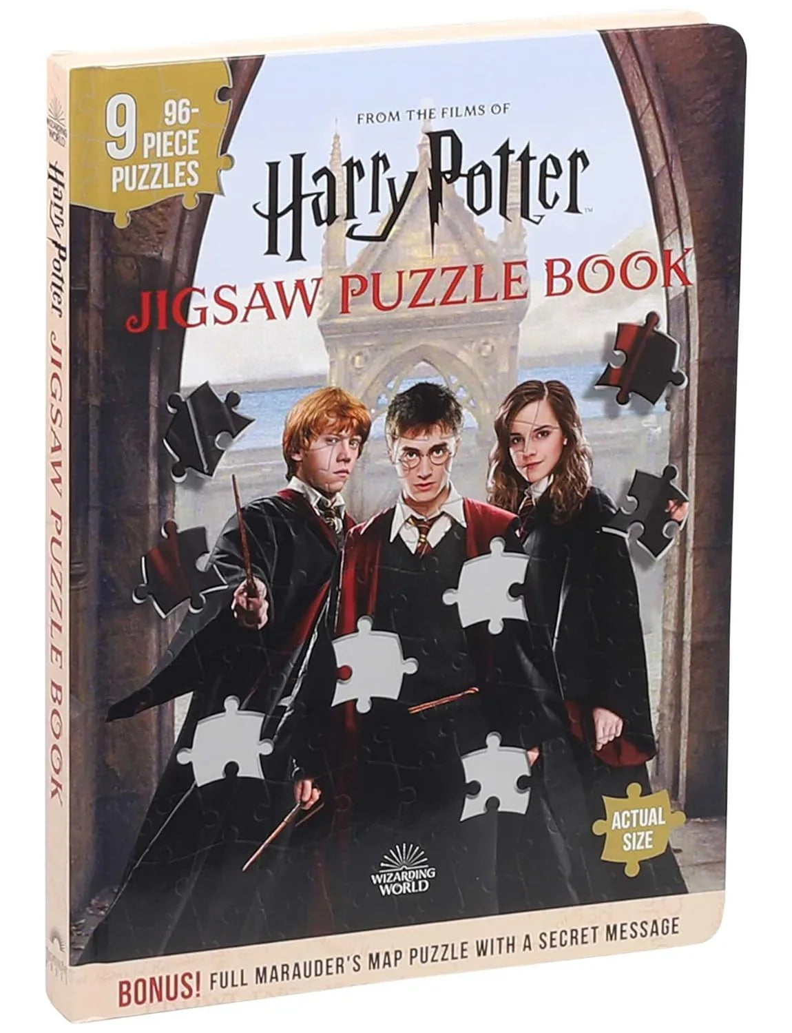 Harry Potter Jigsaw Puzzle Book – 9 Magical 96-Piece Puzzles Hardcover by Wizarding World (2022)