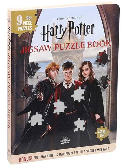 Harry Potter Jigsaw Puzzle Book – 9 Magical 96-Piece Puzzles Hardcover by Wizarding World (2022)