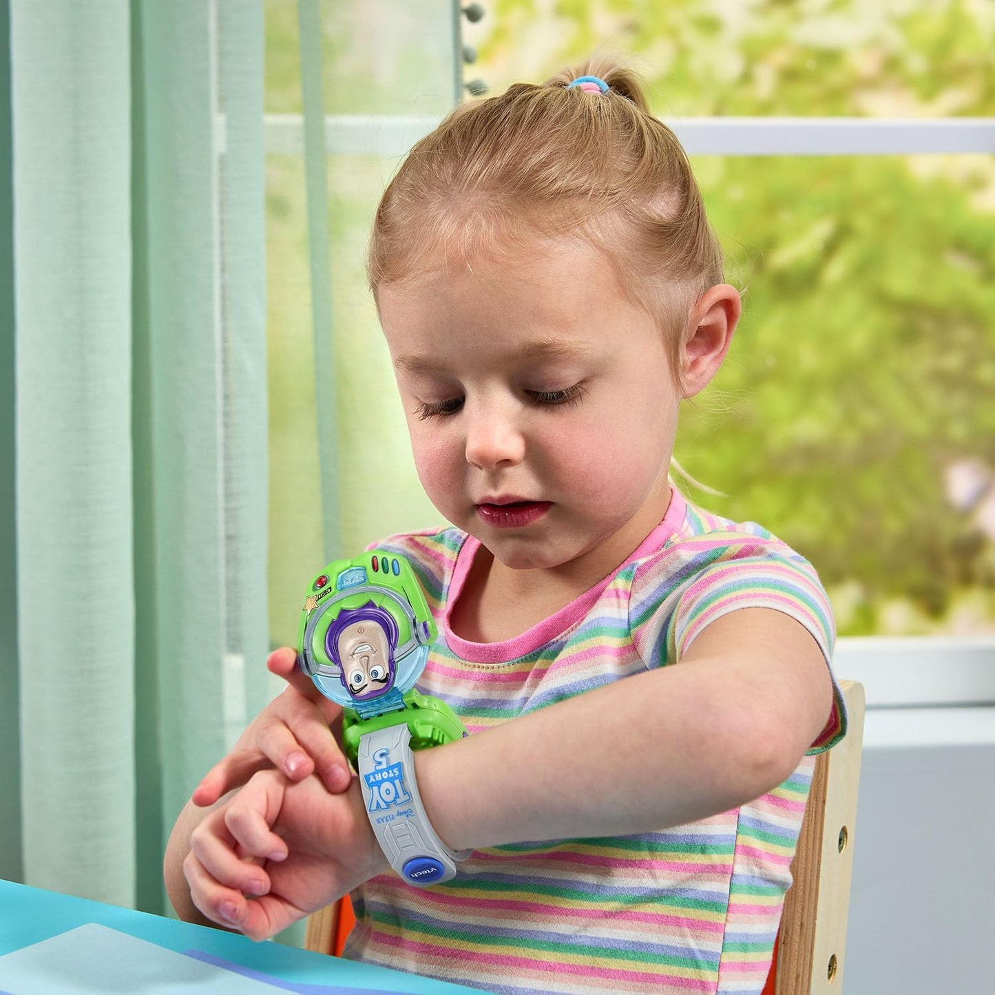 VTech Disney Pixar Toy Story 5 Buzz Lightyear Learning Watch | Interactive Educational Kids Watch with Games, Clock, Timer & Buzz Lightyear Voice