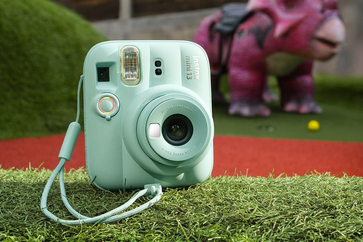 Fujifilm Instax Mini 13 Instant Camera – Auto Exposure | Selfie Timer | Compact Instant Film Camera- Lagoon Green
