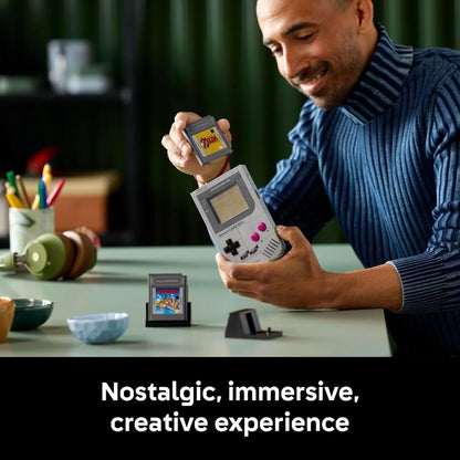 LEGO 72046 Game Boy Building Set for Adults | Retro Nintendo Collectible Model with The Legend of Zelda & Super Mario Game Paks (421 Pieces)