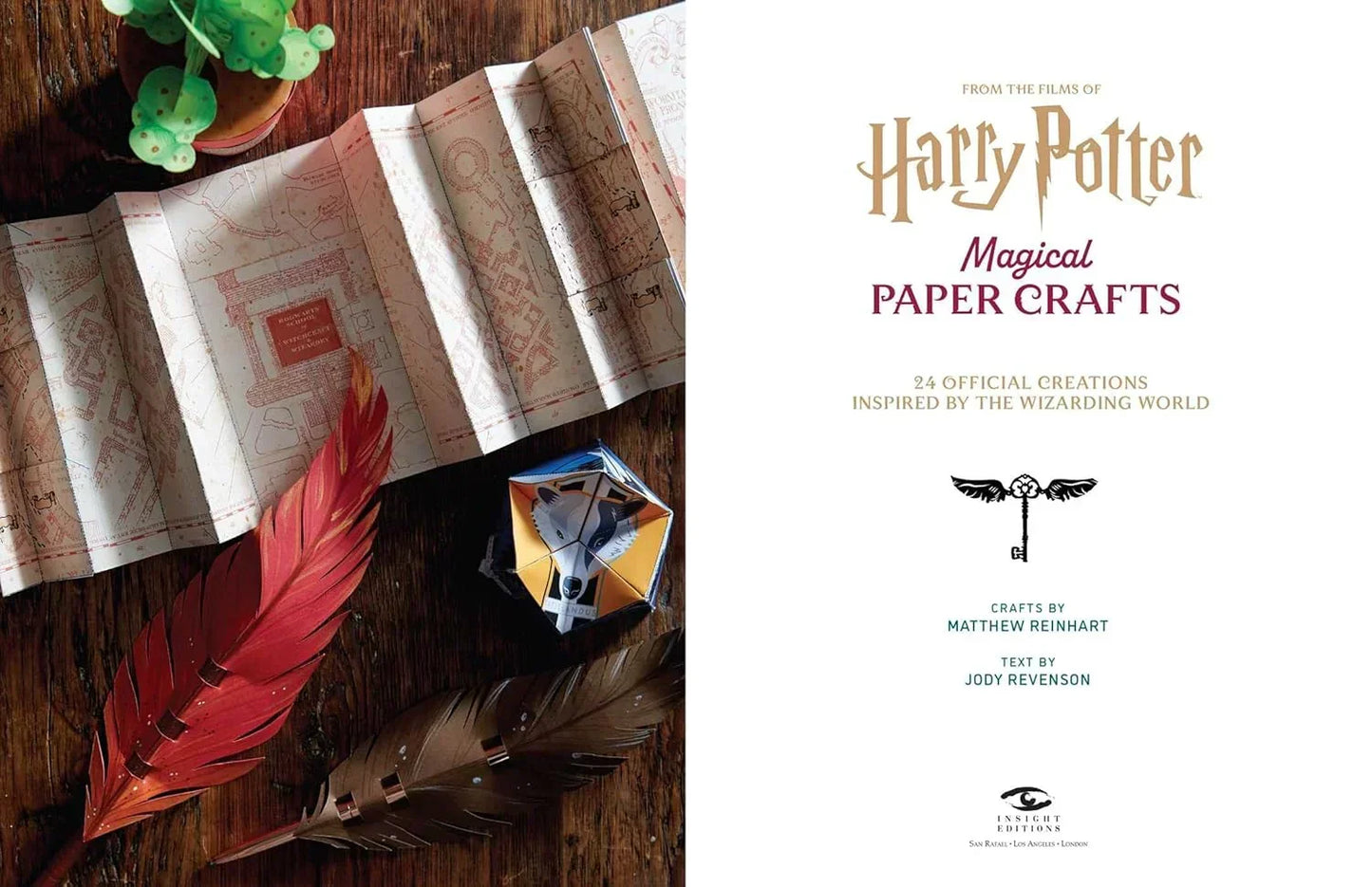 Harry Potter: Magical Paper Crafts – 24 Official Wizarding World Creations by Reinhart Studios