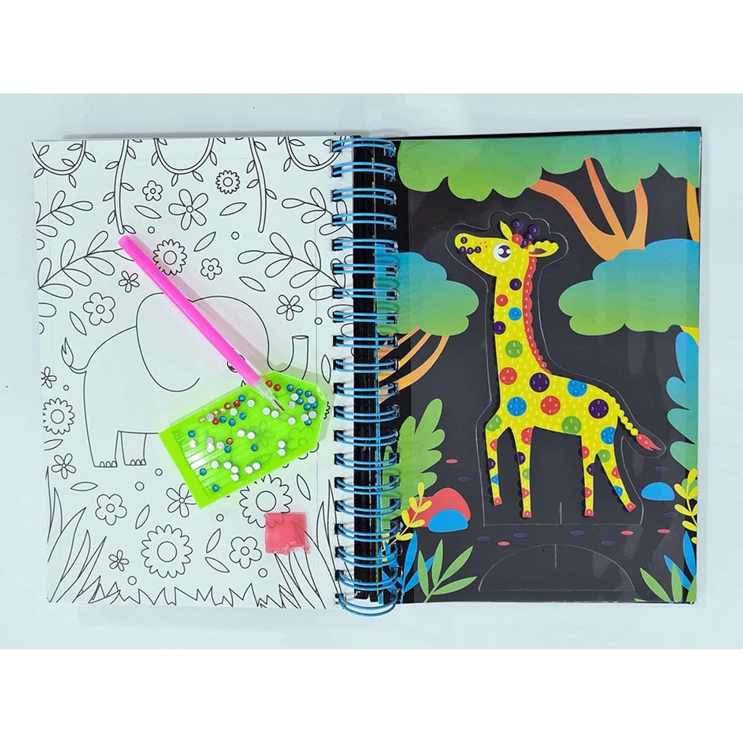 I Love Crystals: Baby Animals Crystal Art Activity Book | Over 2000 Sparkling Gem Stickers | Peel, Stick & Sparkle DIY Mosaic Craft Kit | Creative Colouring & Art Set for Kids Ages 5+