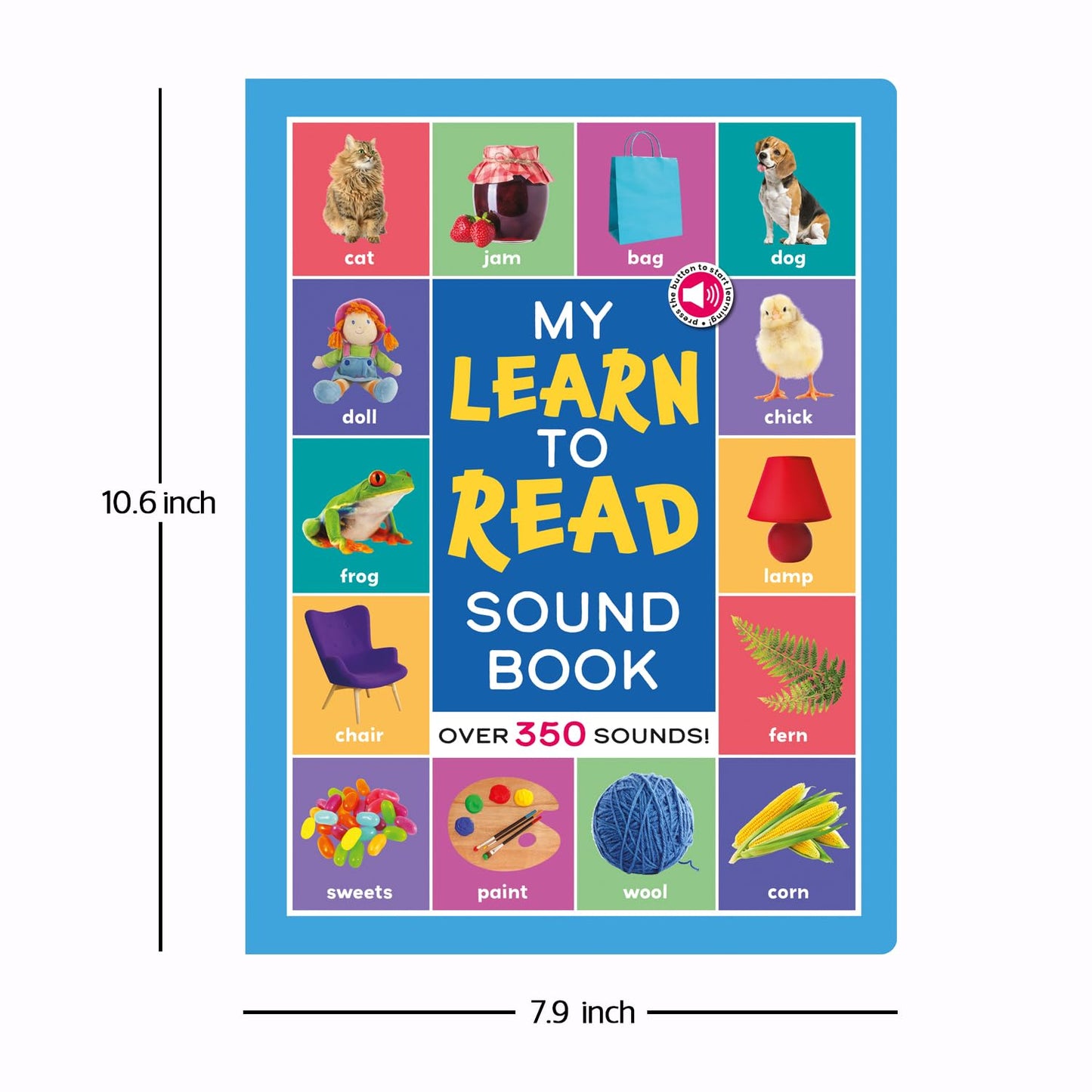 North Parade My Learn to Read Sound Book – Interactive Educational Sound Book with 350+ Sounds for Kids