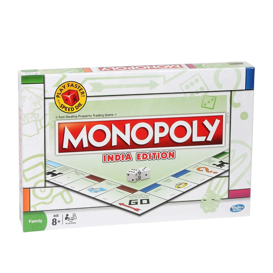 MONOPOLY India Edition Game, Board Game & Puzzles for Families and Friends, Toys for Kids, Boys and Girls Ages 8 and Up, Fantasy Gameplay, Strategy Board Game - Jaiman Toys